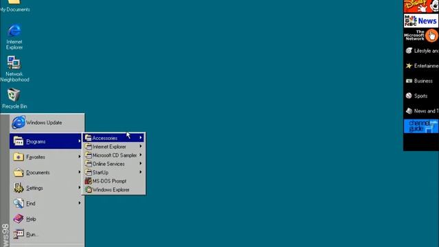 Windows 98 Build 1593 смотреть онлайн