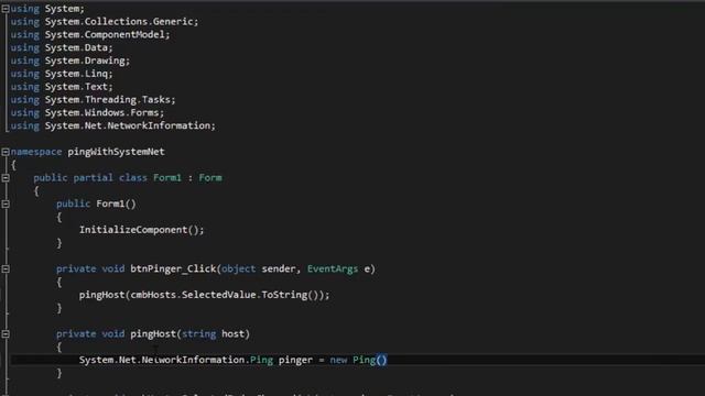 How to Ping in .NET with System.Net.NetworkInformation смотреть онлайн