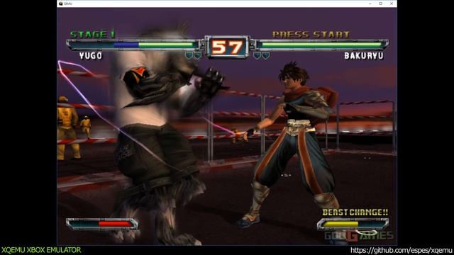 XQEMU Xbox Emulator - Bloody Roar Extreme Ingame! смотреть онлайн