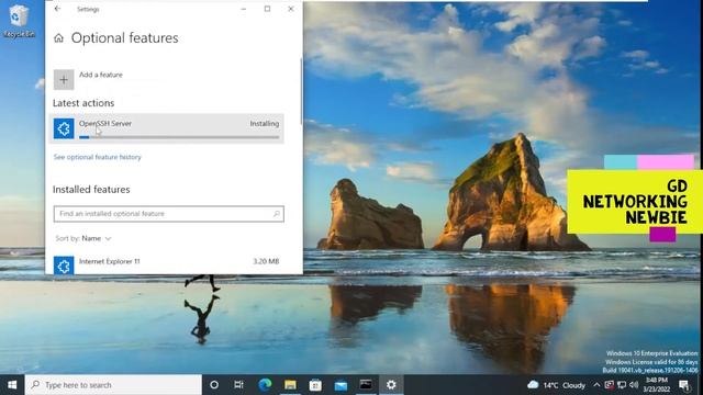 Installation of SSH Server on Windows 10 смотреть онлайн