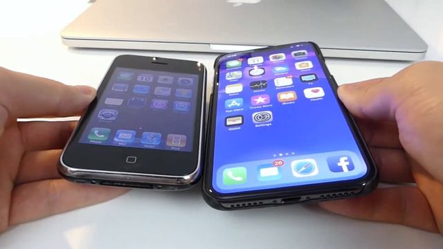 iPhone 3G vs iPhone X Display Comparison - 10 Years Apart! смотреть онлайн