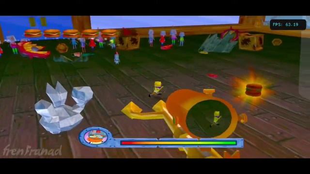 The SpongeBob SquarePants Movie (GameCube) Android Gameplay | Dolphin Emulator смотреть онлайн