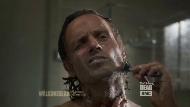 Talking Dead Andrew Lincoln talks about cutting his beard смотреть онлайн