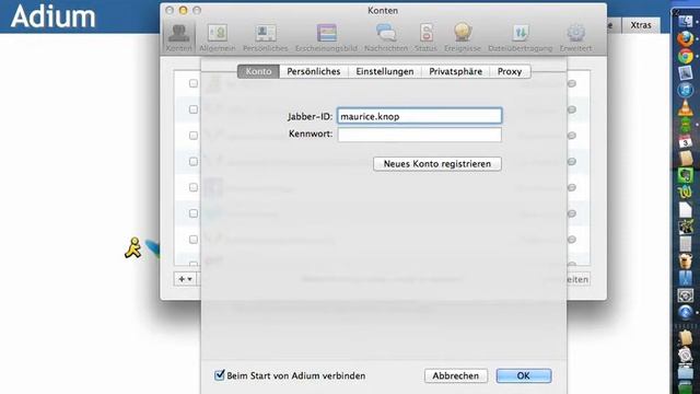Setup XMPP / Jabber Account with Adium смотреть онлайн