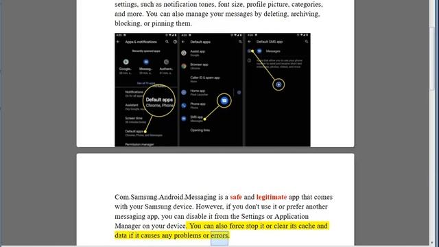What is Com.Samsung.Android.Messaging? смотреть онлайн