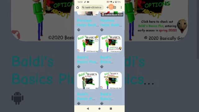 theres itch.io that he ported baldis basics plus and baldis basics challenge demo too android:O смотреть онлайн