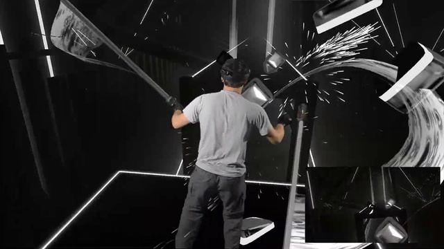 Beat Saber (Expert+) || Ghost (V2) - Camellia || Mixed Reality смотреть онлайн