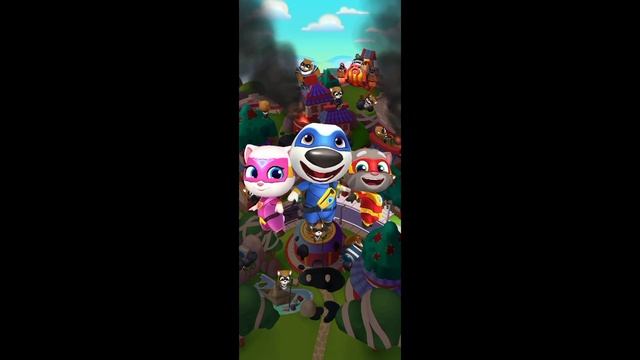 Talking Tom Hero Dash Run Game Gameplay Walkthrough Part 3 (Android,IOS) смотреть онлайн