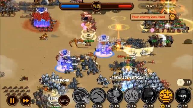 Mini Warriors | v2.4.3 | PvP #33 | VS PLAY_Eileen (Rank 3 AP sever Android) смотреть онлайн