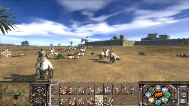 Medieval 2 Total War, аддон Крестоносцы (#M2TWEOP) тест стрима, одиночка, отражение штурма. смотреть онлайн