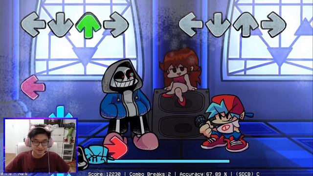 FNF Dusttale Mod | This mod nearly made me rage quit! смотреть онлайн