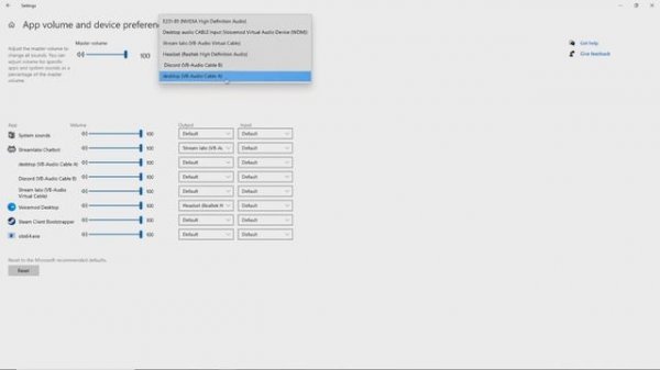 How to setup virtual audio cable and Stream-labs OBS multi track audio