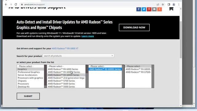 Download AMD Radeon RX 6800 XT Drivers for Windows 11/10/7 смотреть онлайн