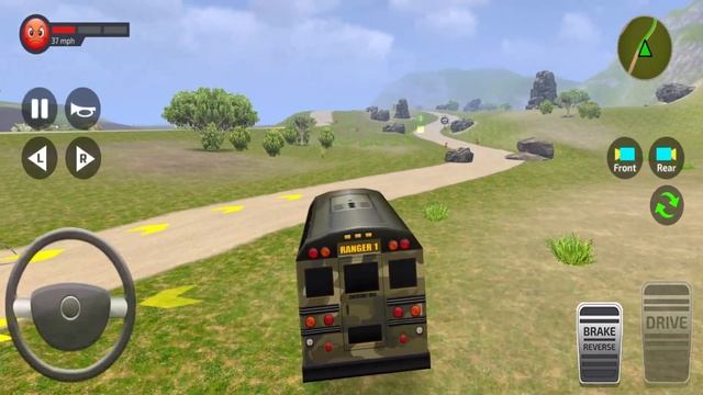 Wildlife Safari Driving In National Park - Escort Zookeeper to Giraffe Habitat - Android Sim Games смотреть онлайн