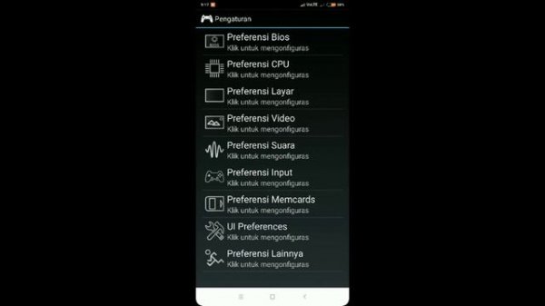 Merubah tampilan tombol sentuhan diePSXe - setting emulator epsxe android apk