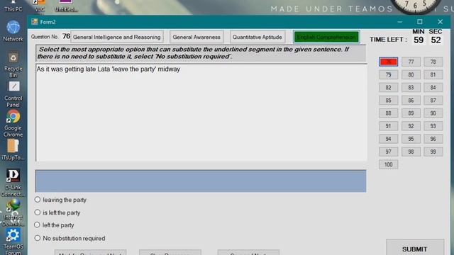 SSC CGL 2022 TIER I EXAM MOCKTEST смотреть онлайн