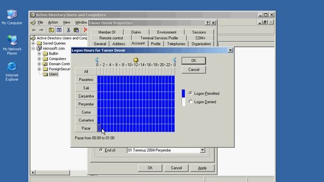 Windows Server 2003 - Active Directory Users and Computer Ma смотреть онлайн