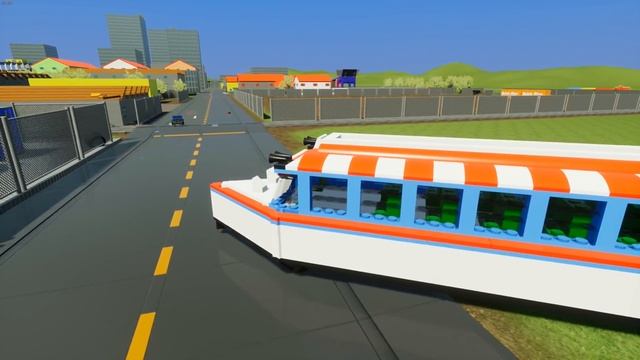 MASSIVE LEGO Train Wrecks #1! - Brick Rigs Gameplay - Lego Toy Destruction смотреть онлайн