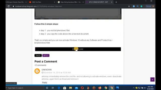 ETHIOPIA How to activate Windows 10 in 2 minutes without any software смотреть онлайн