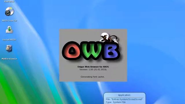 An attempt at a short ICAROS (AROS Distro) demo. QEMU ends up crashing смотреть онлайн