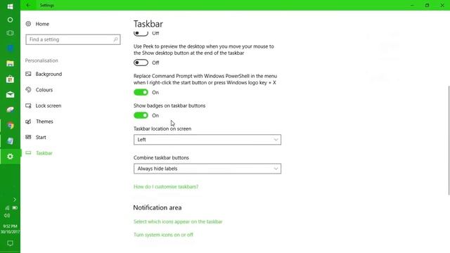 How to move taskbar to bottom from right/left/top in Windows 10 смотреть онлайн