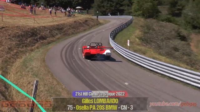 Osella PA 20S BMW - Gilles LOMBARDO - HILL CLIMB - 2022 - La Broque смотреть онлайн