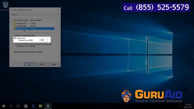 How to Change Storage Space of Recycle Bin on Windows® 10 - GuruAid смотреть онлайн