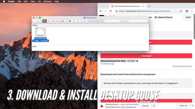 MAC OS: How to Download & Install Desktop Goose on macOS (Mac OS X, MacBook Pro, Air, Mac Pro...) смотреть онлайн