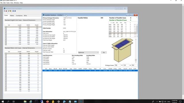 Quick Pallet Maker Example 133 - Using the Advanced Input Options Window for Maximum Load Height смотреть онлайн