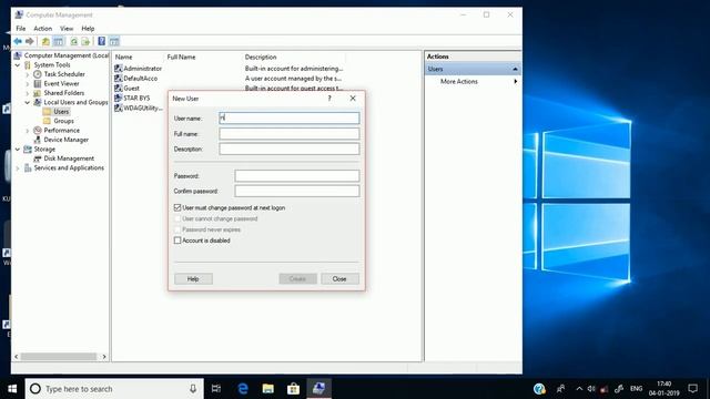 Computer/Laptop me user account kaise banaye//How to Create new user account in windows 10 смотреть онлайн