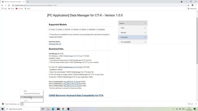 Tutorial Data Manager Casio CTX | Memasukkan Style Dan Tone Ke Keyboard Dengan Komputer