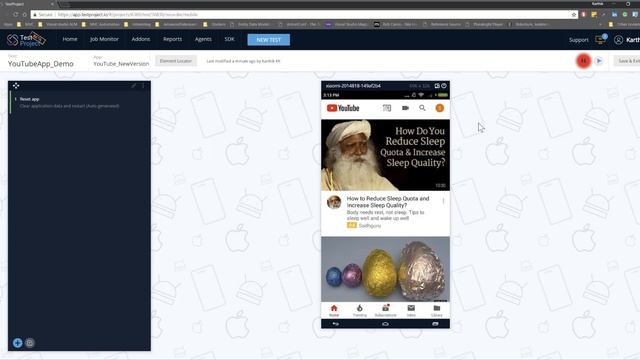 Introduction, configuration and testing Native android mobile app with TestProject смотреть онлайн