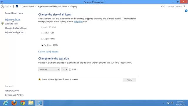 Windows 8 Basics: Changing Screen Resolution and DPI смотреть онлайн