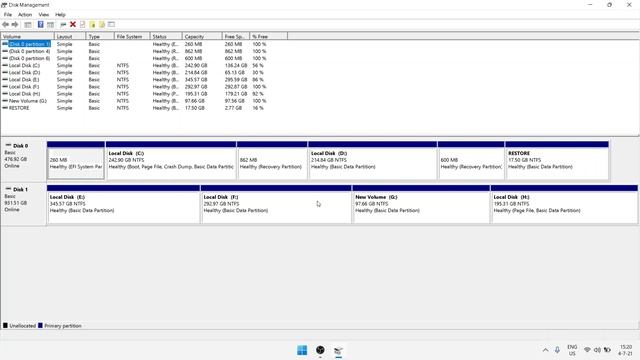 How to merge partitions in Windows 11 | Merge Two Partitions Together Window 11 | Hindi | Merge Dis смотреть онлайн