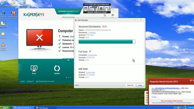 Kaspersky Internet Security 2013 - self-defense смотреть онлайн