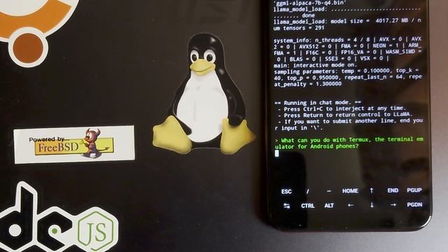 Android手機執行Alpaca 7B (LLaMA) 大型語言模型 (Termux + alpaca.cpp) смотреть онлайн