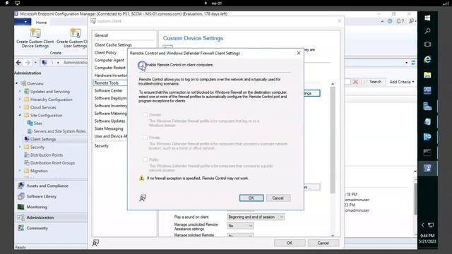 How to take Remote Control and resource explorer in SCCM смотреть онлайн