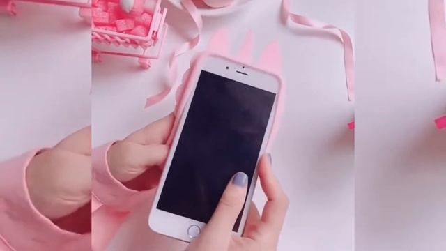 Glitter Unicorn Eyelashes Liquid iPhone Case смотреть онлайн