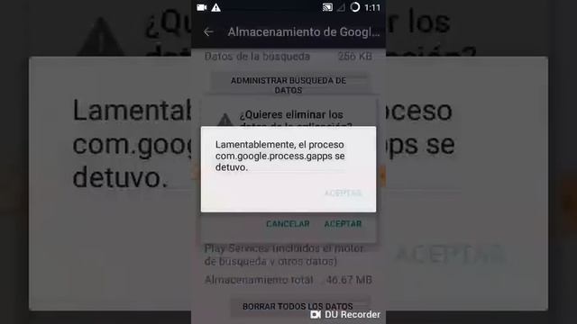como solucionar com.google.process.gapps se detuvo смотреть онлайн