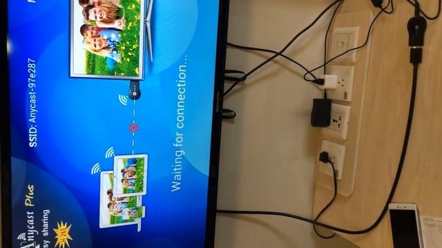 Operation of wireless HDMI Dongle for Android device смотреть онлайн
