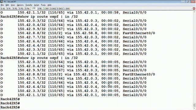 073 - OSPF Network Type Loopback смотреть онлайн