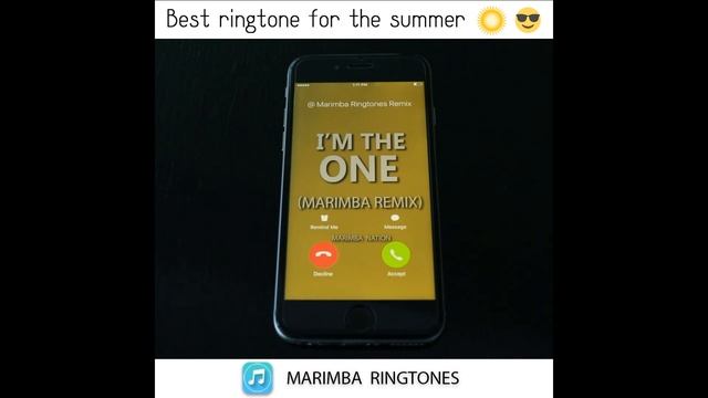 I'm The One (Marimba Ringtones Remix) FREE DOWNLOAD iPhone Ringtone смотреть онлайн