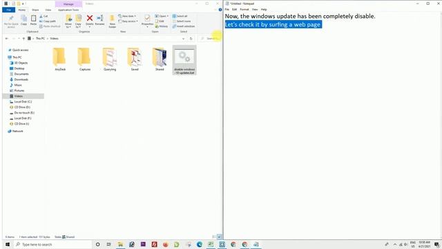Perfect Way to disable Windows Update in Windows 10. Script Also Involve смотреть онлайн