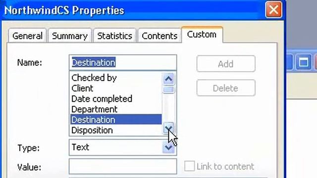 Microsoft Office Access 2003 Modify or delete custom properties of an Access file смотреть онлайн