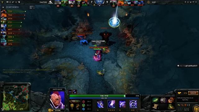 NiP vs Empire D2 Champions League Season 6 Game 2 bo3 смотреть онлайн
