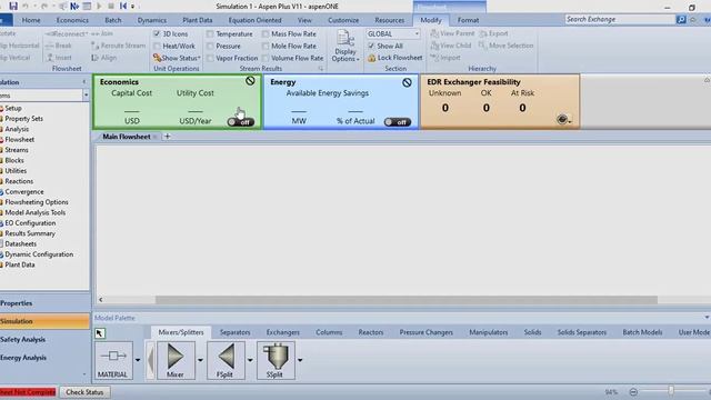 1- Aspen Plus Main Window | The User Interface |Aspen Plus Tutorial смотреть онлайн