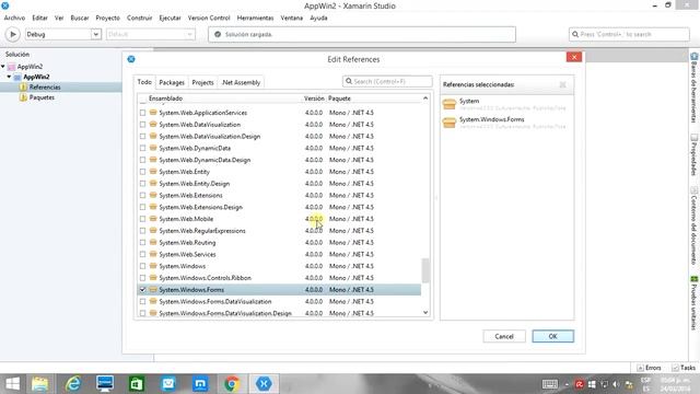 Primer aplicación basada en formularios en Xamarin Studio смотреть онлайн