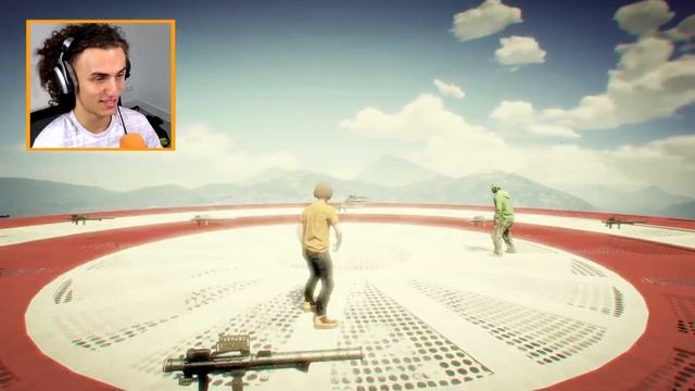 TRY TO DODGE THE FALLING DUMP TRUCKS! (GTA 5 Funny Moments) смотреть онлайн