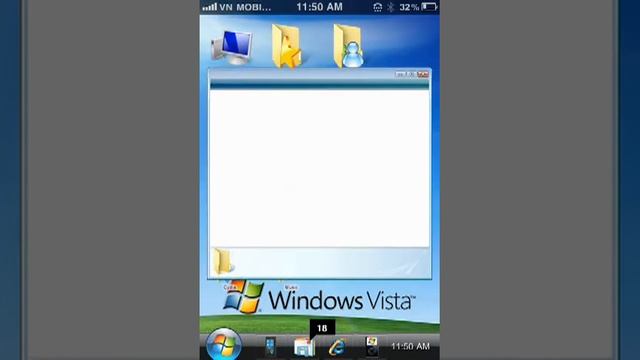 Windows Vista for iPhone (DreamBoard theme) смотреть онлайн