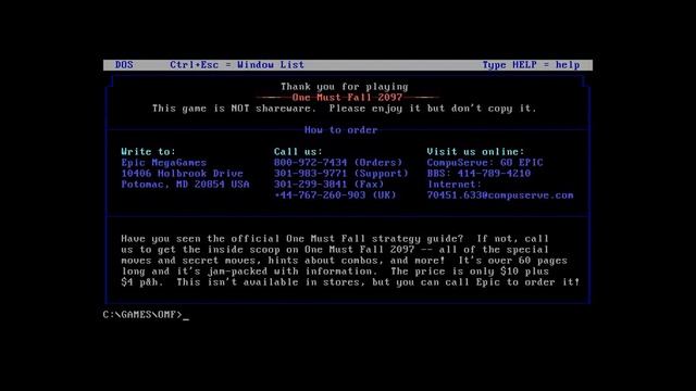 OS/2 Warp playing Dos games смотреть онлайн